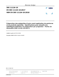 NBN EN ISO 11126-10:2018