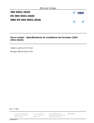 NBN EN ISO 6501:2020