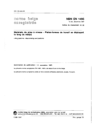 NBN EN 1495:1997