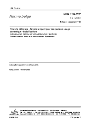 NBN T 52-707:2015