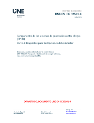 UNE-EN IEC 62561-4:2024