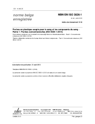 NBN EN ISO 3826-1:2013