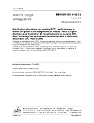 NBN EN ISO 14253-2:2011