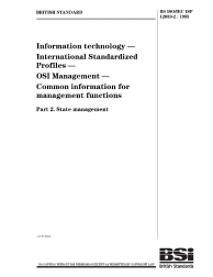 BS ISO/IEC ISP 12059-2:1995