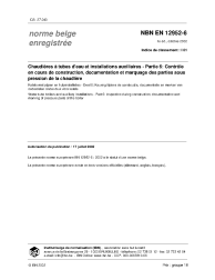 NBN EN 12952-6:2002