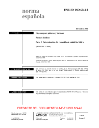 UNE-EN ISO 6744-2:2004 (R2009)
