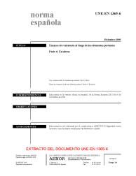 UNE-EN 1365-6:2005 (R2019)