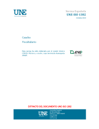 UNE-ISO 1382:2022
