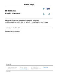 NBN EN 2235:2022