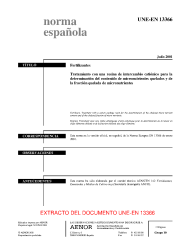 UNE-EN 13366:2001 (R2021)