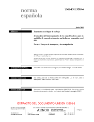 UNE-EN 13205-6:2015 (R2020)