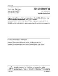 NBN EN ISO 9241-420:2011