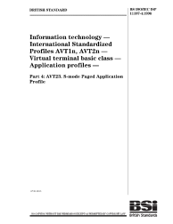 BS ISO/IEC ISP 11187-4:1996