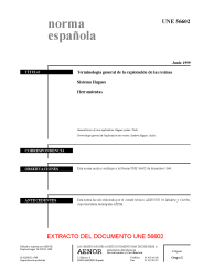 UNE 56602:1999 (R2017)