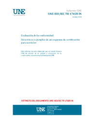 UNE-ISO/IEC TR 17028:2018 IN