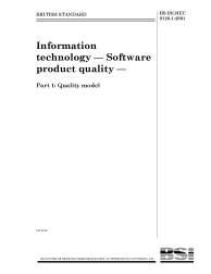 BS ISO/IEC 9126-1:2001