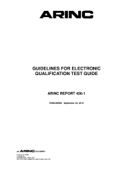 ARINC Report 436-1:2010