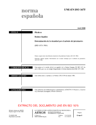 UNE-EN ISO 1675:2000