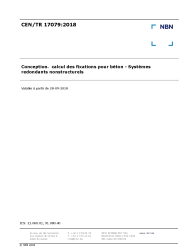 CEN/TR 17079:2018