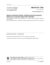 NBN EN ISO 13696:2002