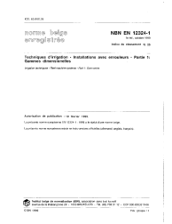 NBN EN 12324-1:1999