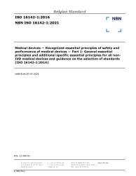 NBN ISO 16142-1:2021