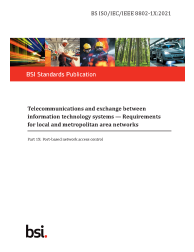 BS ISO/IEC/IEEE 8802-1X:2021