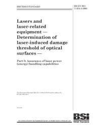 BS EN ISO 11254-3:2006