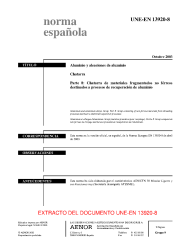 UNE-EN 13920-8:2003 (R2019)