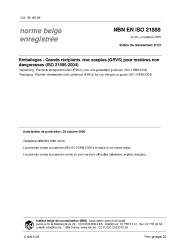 NBN EN ISO 21898:2005