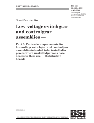 BS EN 60439-3:1991+A2:2001