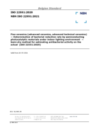 NBN ISO 22551:2021