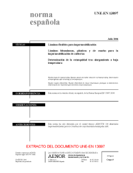 UNE-EN 13897:2006 (R2019)