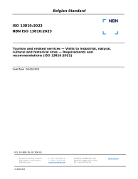 NBN ISO 13810:2023