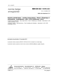 NBN EN ISO 11979-4/A1:2012
