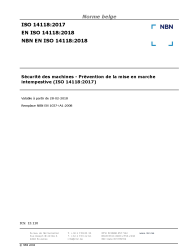 NBN EN ISO 14118:2018