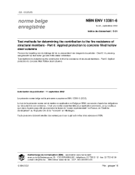 NBN ENV 13381-6:2002