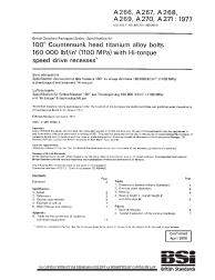 BS A 266; A 267 [...]:1977