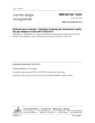 NBN EN ISO 10323:2013
