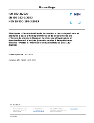 NBN EN ISO 182-3:2023