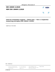 NBN ISO 18669-2:2020