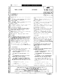 NBN E 66-111:1983