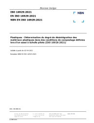 NBN EN ISO 16929:2021