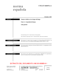 UNE-EN 60695-6-1:2005