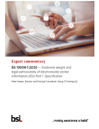 BS 10008-1:2020 ExComm