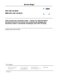 NBN ISO 230-10:2023
