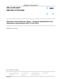 NBN ISO 21745:2020
