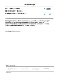 NBN EN ISO 13304-1:2022