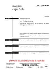 UNE-EN 60079-29-4:2011