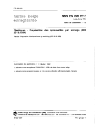 NBN EN ISO 2818:1997